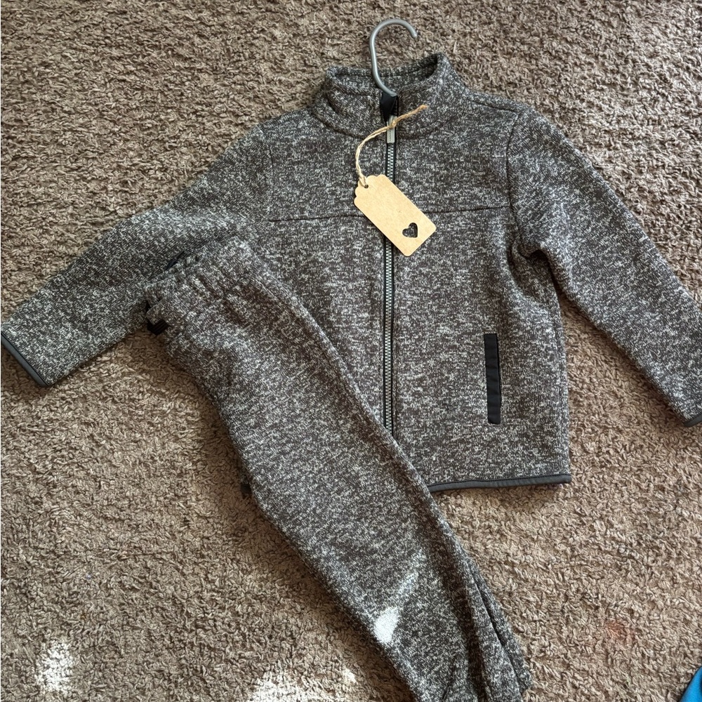 Old Navy Charcoal Kids' Jacket and Pants Set